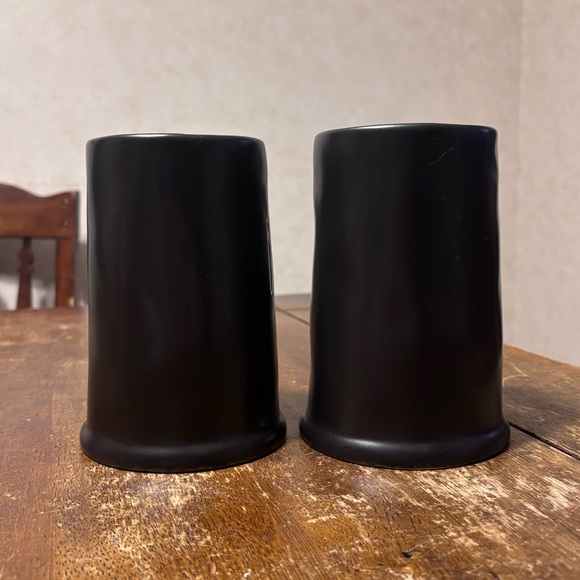 Rae Dunn BEER & SUDS Steins Mugs Black LL Farmhouse EUC - Picture 4 of 10